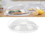 Microwave Splatter Cover Microwave Plate Cover Guard Lid with Steam Vents Food Screen Protector Fly V1192-AZ-W-11601