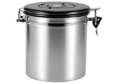 Stainless Steel Sealed Tank MoistureProof Coffee Bean Tea Storage Pot with Air Evacuation V1294-YM0901-3118200183912