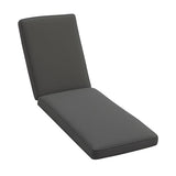 Gardeon Outdoor Chaise Lounge Cushion Lounge Chair Pad Sunbed Mattress Grey OLC-LOUNGE-S-GR