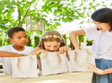 24 Pcs Mini Tote Bag Sublimation Blank Canvas Bags Reusable for Grocery Shopping, DIY, Easter Party V1259-DP01-A-1104