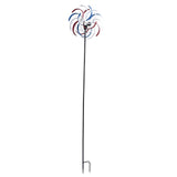 Outdoor Metal Wind Spinners LED Light Solar Powered Windmill for Yard Garden Lawns Decoration V1294-YM0715-3111210461011