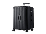 Wanderlite 32" Trunk Luggage Suitcase Travel 5 Wheels Type-C Port TSA Black LUG-ABS-TRUK-32-BK