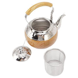 Modern Stainless Steel Tea Pot with Ergonomic Handle No Leak Spout for Home Storage V1192-AZ-W-22473