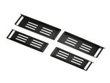4Pcs Magnetic Spice Rack Movable Strong Magnet Sturdy Metal Simple Black Fridge Spice Shelf for Home V1294-YM0901-3117230243111