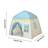 Kids Tent, Children Indoor Castlehouse, Portable & Foldable Teepee, Princess Prince Castle V1370-AZ4-18764