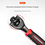 8-in-1 Multi-Function Socket Wrench Black 6-tooth 8-21mm- Chrome Vanadium Steel, Non-Slip Grip V888-ELOSUNG56195-1