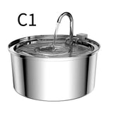 304 Stainless Steel 3.2L Pet Water Fountain with Triple Filtration, Ultra-Quiet Pump, and V1341-ZY-6K3URG8R-C1