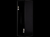 Black Two-Door L-shaped Office Gym Shed Storage Lockers V63-835091