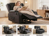 Artiss Power Lift Recliner Chair Massage and Heat for Elderly, Electric Sofa Reclining Chair RECLINER-A5-UB-PU-BK-AB