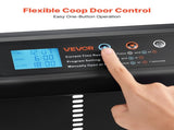 Automatic Chicken Coop Door, Battery Powered Chicken Coop Door with Timer & Manual Setting, V952-JSKMQHSSKGDCAG9SN001V9