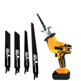 Yellow Cordless Electric Reciprocating Saw Cutter w Blades For Makita Battery V201-FDZ0030YL8AU