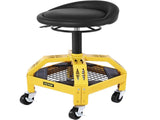 Rolling Garage Stool, 300LBS Capacity, Adjustable Height from 24 in to 28.7 in, Mechanic Seat with V952-HSGLJGCKXCDBDZBARV0