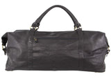 Pierre Cardin Mens Leather Business Overnight Bag Luggage Duffle Weekend Travel - Black V563-PC3134-BLACK