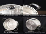Egg Poacher Cookware, NonStick 4Cup Poached Egg Maker Pan with Glass Lid, Stainless Steel Rust V1370-AZ4-16676