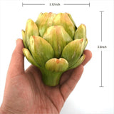 6Pack Artificial Artichoke Vegetables and Fruits for Home Wedding Party Table Decoration V1370-AZ4-07868