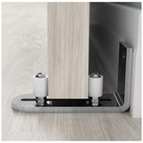 Floor Guide Sliding Door Guide Door Guide Wall Mount Ball Bearings Guide Silver V1237-ZY-528-236
