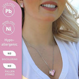 Infinity Love Heart Necklace, Birthstone Necklace for Women, Jewelry for Women with Healing V1164-325787