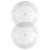 Kitchen Rotating Tray Turntable Acrylic Transparent 2Pcs V1192-AZ-W-30241