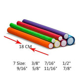 Hair Roller Curling Rods 42pcs Flexible Soft Foam Curler Set No Heat Magic Curly Styling Tool for V1366-AZ2-W-11176