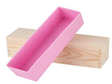 DIY Rose Pattern HandMade Bread Soap Mould Silicone Liner Mold Cake Making Wooden V1294-YM0901-3112200122412