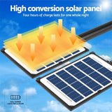 Leier 80 LED Solar Street Light Flood Motion Sensor Remote STL-OP-80-B