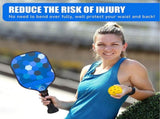 4-piece Blue Complete Pickleball Training Set Pickleball Starter Training Kit with Paddle Ball V888-ELOSUNG53202