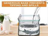 2 Pack Food Storage Bag Stand,Ziplock Bag Holder,Holder for Food Prep Bag,Baggy Rack Holder for Food V1192-AZ-W-17538