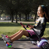 VEVOR Hoverboard Seat Attachment,for 16.5cm20.3cm21.6cm25.4cmHoverboards,with LED Lights,Grips V952-XFHBZYGLKGLKK7YWDV0
