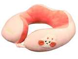 Neck Pillow Cute Animal High Resiliency U Shaped Headrest Airplane Pillow for Travel Office Rabbit V1294-YM0716-3117220161111