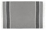Richmond Throw - Reclaimed Wool Blend - Grey V164-RI7