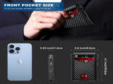 Men'S Card Holder Carbon Fiber Card Holder Men'S Accessories Stylish Card - Black - Size 01 V1106-918-15139-BLK-01
