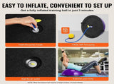Half Exercise Ball Trainer, 23 inch Balance Ball Trainer, 660lbs Stability Ball, Yoga Ball with V952-PHXLQZS58CMBS50Z7V0