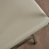 Rocklin Steel & Bonded Leather Director chair Armchair in White V1041-JMC-1044WHITE