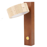 Rotating Stone Wall Sconce with Switch LED Warm Light Adjustable Angle Rustic Industrial Wall Lamp V1294-YM0901-3119250032812