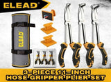 ELEAD 3PCS 11" Hose Gripper Pliers Long Reach Spark Plug Boot w/ Magnetic Racks V465-70172
