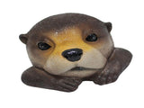 Floating Otter Decor Outdoor Pond Ornaments Waterproof Resin Realistic Decorative Floating Animal V1294-YM0901-3111240161311