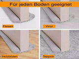 Weighted Door Draft Stopper Adjustable Dust Noise Guard Easy Clean Fabric V1188-MS-717-019