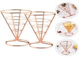 Stainless Steel French Fries Stand for Home and Restaurant Use 6Pcs V1369-AZ3-W-15918