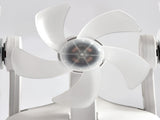 Ceiling Fan with and Remote E26 E27 3 Speeds 3 Colors 2 Timers Quiet Foldable Modern LED Fan V1294-YM0901-3119250023611