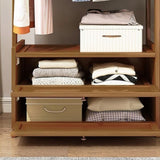 165x70cm Clothes Rack Stand Storage Shelves Modern Coat Tree V63-840851