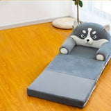Foldable Kids Sofa Backrest Armchair 2 In 1 Foldable Children Sofa Cute Cartoon Lazy Sofa Children V1192-AZ-W-35204