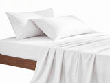 Giselle Kingsingle 500TC Cotton 4Pcs Sheet Set with 40cm Extra Deep Pocket for Thick Mattresses SHEETSETS-TC5-W-KS