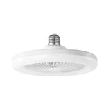 Low Profile Ceiling Fan With Light, Hidden Blades & Remote Control, Quiet Reversible Motor, Dimmable V1369-AZ3-W-23844