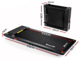 Everfit Walking Pad Treadmill 2 in 1 Foldable Under Desk for Home Gym With 38cm Belt With APP TMILL-380-FD-BK