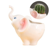 Colorful Elephant Ceramic Flowerpot Large Plant Container Cartoon Design Decorative Planter V1370-AZ4-09858