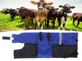 Calf Cow Warm Clothes Oxford Fabric Coat with Reflective Stripe for Newborn Calves Farm Supplies V1294-YM0718-3111200278311