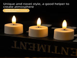 LED Rechargeable Flameless Candle Night Light Set USB Charging Decorative V888-ELOSUNG53483