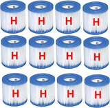 Intex 12 x Filter Cartridge replacement Size H INTEX FILTER PUMP 29007 V1032-IXFILTERH12_29007