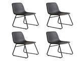 Levede 4x Dining Chairs Kitchen Table CH1111-2-BKX2