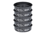 Cake Pan Set - Pack Of 5 Nonstick Round Baking Pans with Removable Bottom, for Mini Cheesecakes V1369-AZ3-W-11683